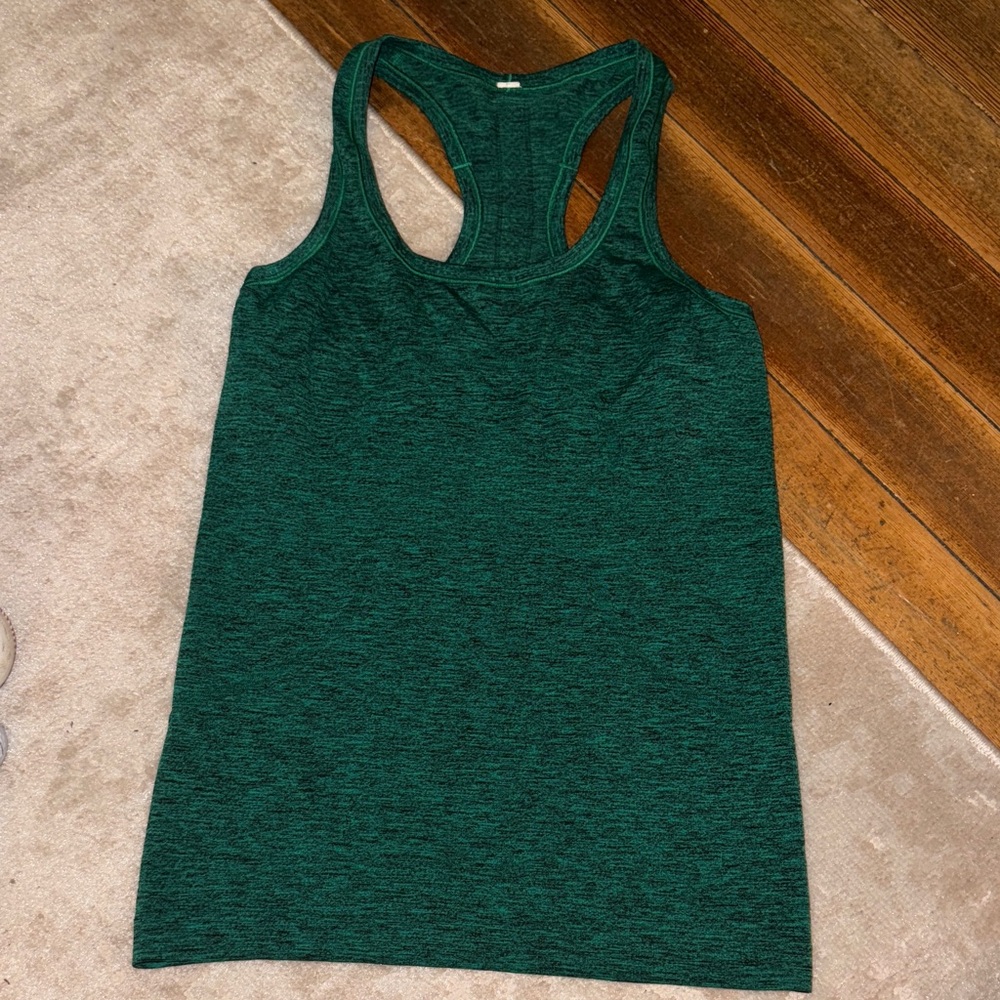 Lululemon Athletica Dark Green Tank Top